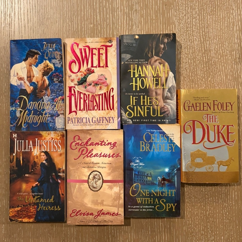 Lot 7 Regency Romance Books Duke Historical Victorian Novels Julia Quinn James